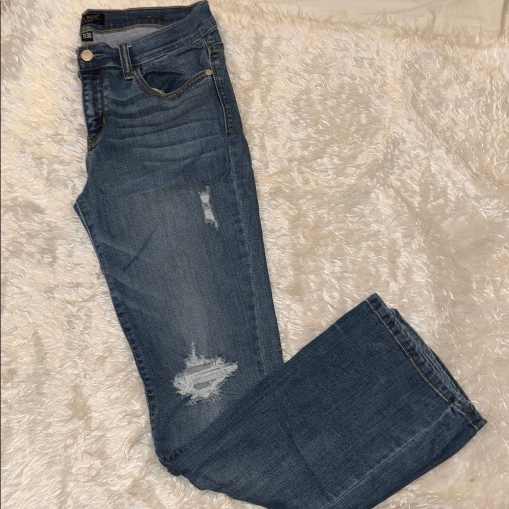 Judy Blue Flare Wide Leg Blue Jeans